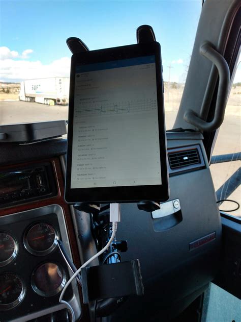 tablet mounts for semi trucks.